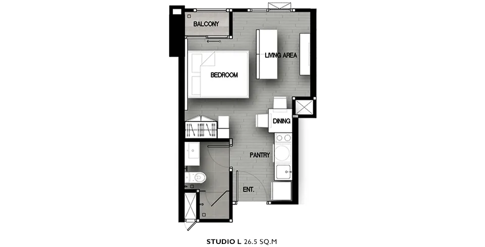 Studio (28 m²)