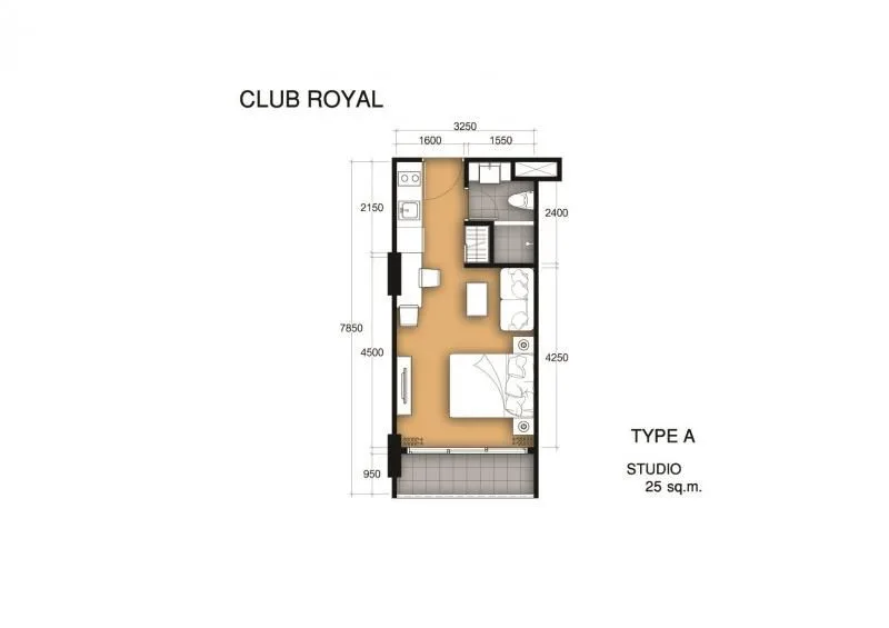 Studio (26 m²)